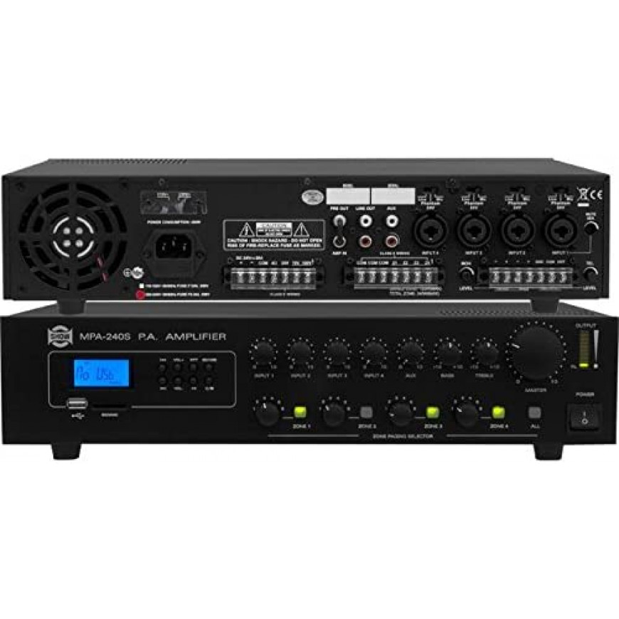 SHOW MPA240S ECHO Professional mixer Amplifier